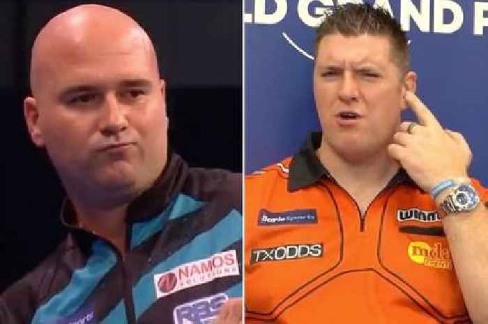Daryl Gurney was 'furious' with Rob Cross for looking for a 'sad story' at the World Grand Prix