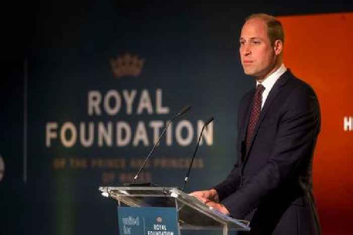 Prince William gives landmark speech in London paying tribute to 'much-missed' grandmother the Queen