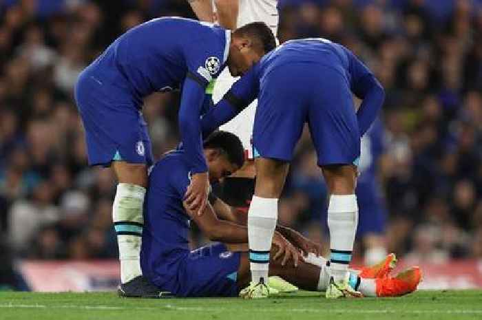 Graham Potter handed huge Chelsea setback as Wesley Fofana limps off injured vs AC Milan