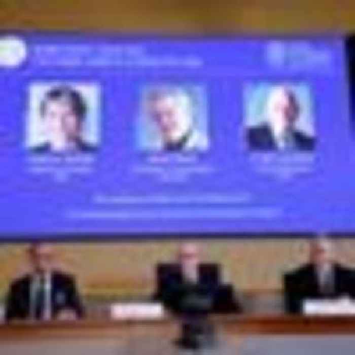 Three scientists win Nobel chemistry prize for 'snapping molecules together' to design medicines