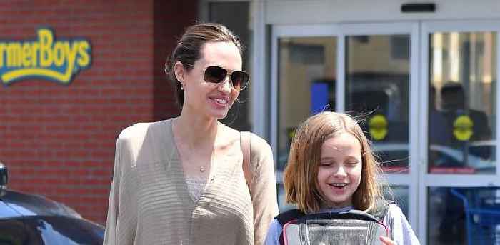 Angelina Jolie & Daughter Vivienne Go Grocery Shopping After Actress Claims Ex Brad Pitt 'Choked' One Of Their Kids