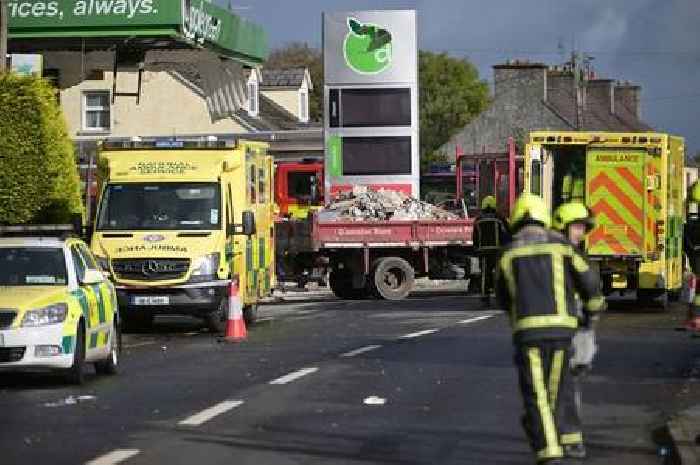 Girl, 5, and dad buying mum birthday cake feared dead in petrol station explosion in Ireland