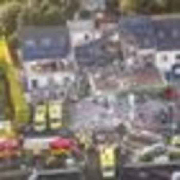 Rescuer who pulled people from petrol station blast debris says man was saved by a table
