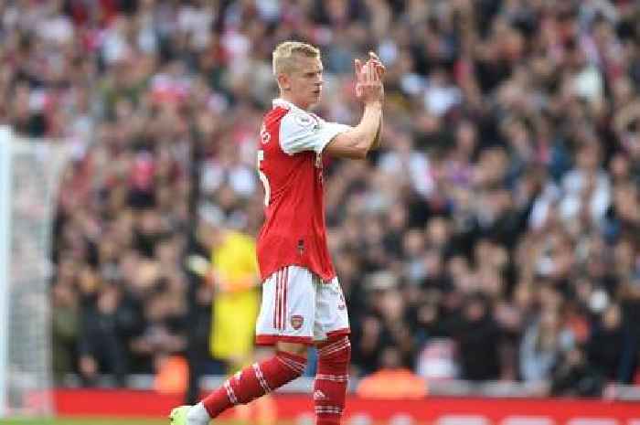 What injured star Oleksandr Zinchenko did when Bukayo Saka scored Arsenal winner vs Liverpool