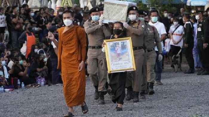 Families Bid Farewell As Thai Day Care Massacre Victims Are Cremated