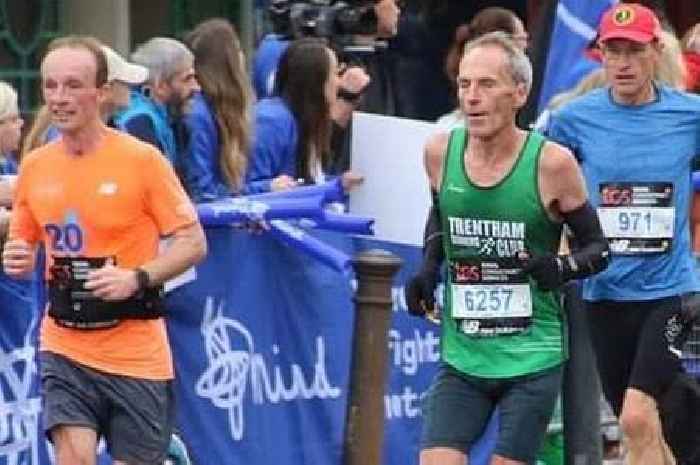Stoke-on-Trent runner, 71, comes second in age group at London Marathon - after world record holder
