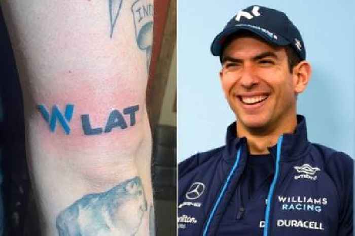 Williams super fan honours Nicholas Latifi tattoo pledge as F1 driver breaks points duck
