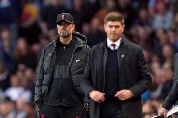 Aston Villa boss Steven Gerrard put on notice over Liverpool hopes amid Jurgen Klopp fears