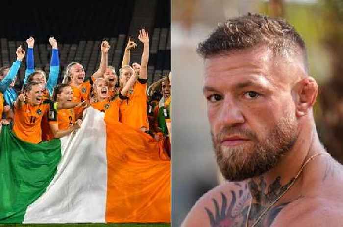 Conor McGregor shows support for Ireland women's football team who sang 'up the RA'