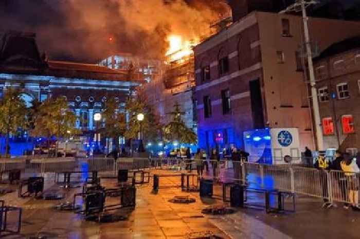 Huge fire in Leeds as 'loud explosions' heard and bars evacuated