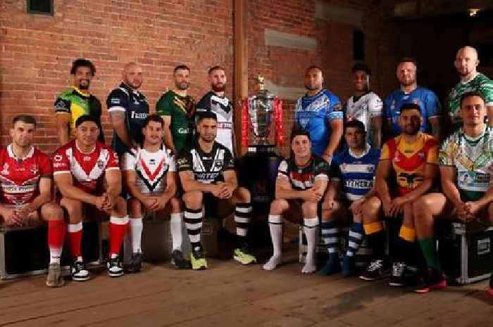What time are the Rugby League World Cup matches on TV today?