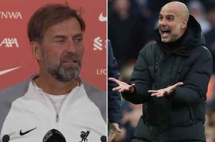 Man City unhappy with 'irresponsible' Jurgen Klopp rising tensions before Liverpool game