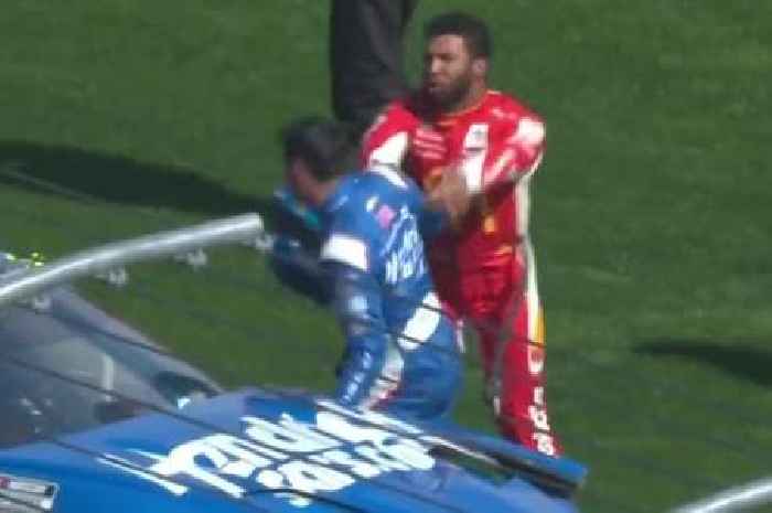 Bubba Wallace issues apology after trying to start fight with NASCAR rival Kyle Larson