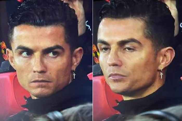 Man Utd fans think Ronaldo has 'no interest' after he's spotted wearing earring on bench