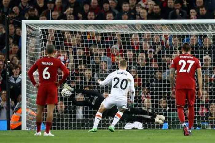 What Liverpool's Virgil van Dijk did ahead of Jarrod Bowen's penalty for West Ham