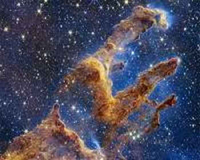 Webb takes star-filled portrait of pillars of creation