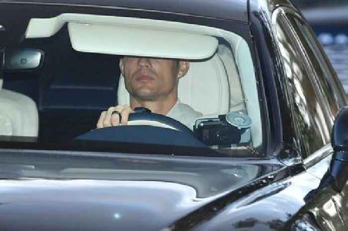 Cristiano Ronaldo swaps £150k car for flashy £300k Bentley for first day of Man Utd exile