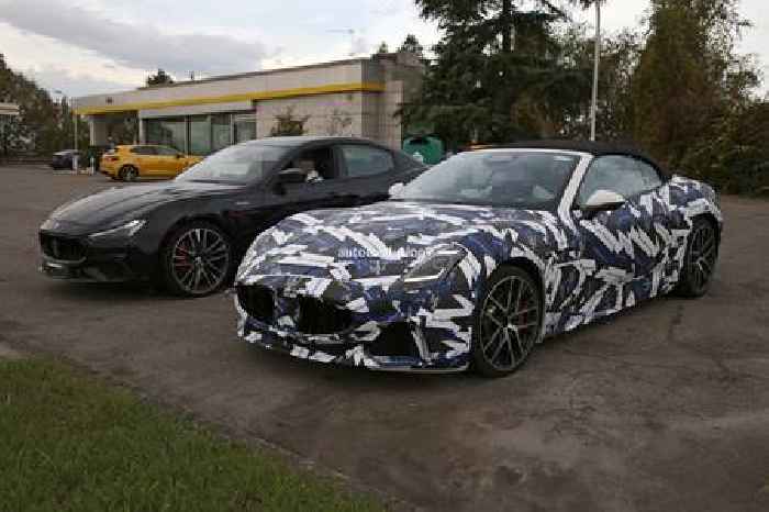 The New Maserati GranTurismo’s Convertible Sibling Has Been Spied for the First Time