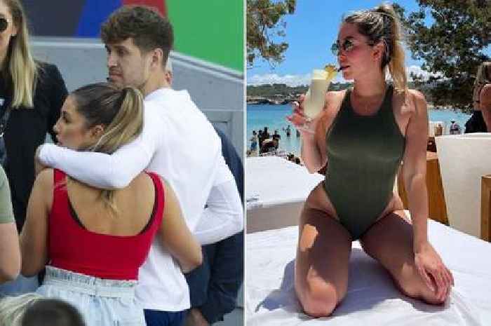 England's John Stones and pregnant WAG 'over the moon' expecting World Cup baby