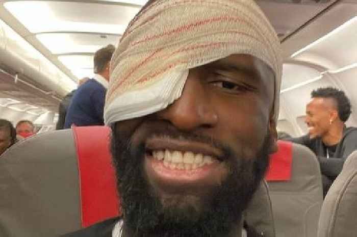 Antonio Rudiger left with gruesome red eye after horror Champions League injury