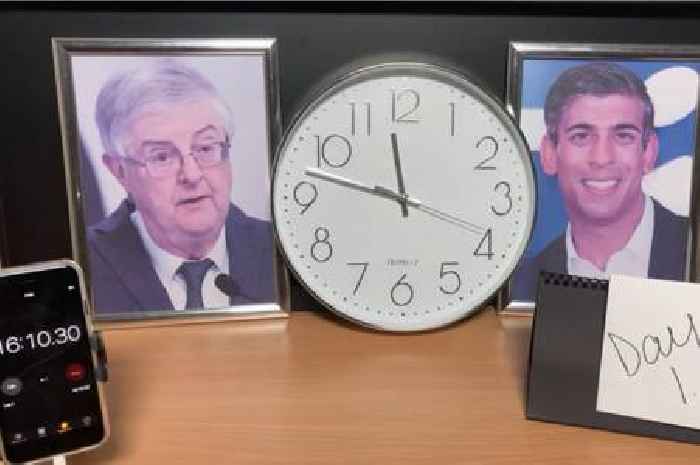 We're timing how long will it take Rishi Sunak to call Mark Drakeford