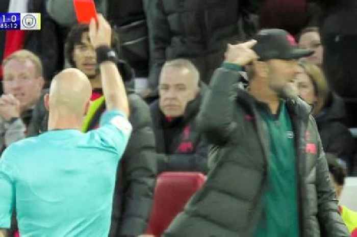 Jurgen Klopp escapes touchline ban after Man City red card - but still gets punished