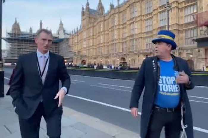 'Stop Brexit Man' Steve Bray brands new Welsh Secretary a 'fart in a teacup' after Parliament confrontation