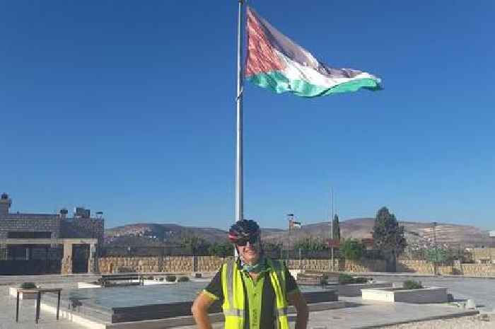 Kirkcudbright man shares experiences of charity bike ride through the Holy Land