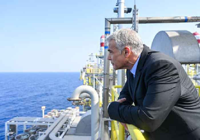 PM Lapid visits Karish Gas Field after maritime deal with Lebanon signed