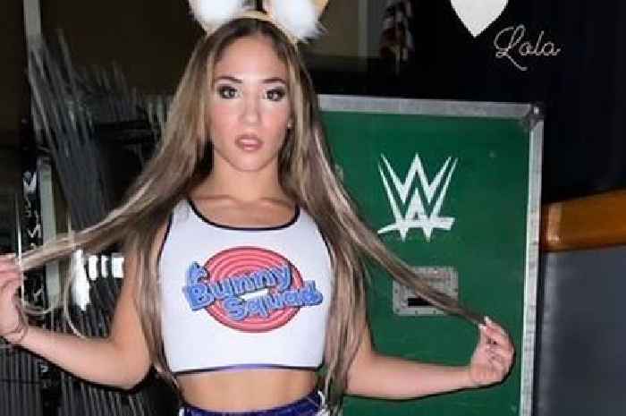 Bellator bombshell Valerie Loureda wows as Lola Bunny in WWE Halloween Battle Royal