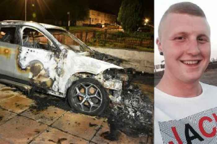 Scots man torched BMW causing flames to burst through sleeping woman's home