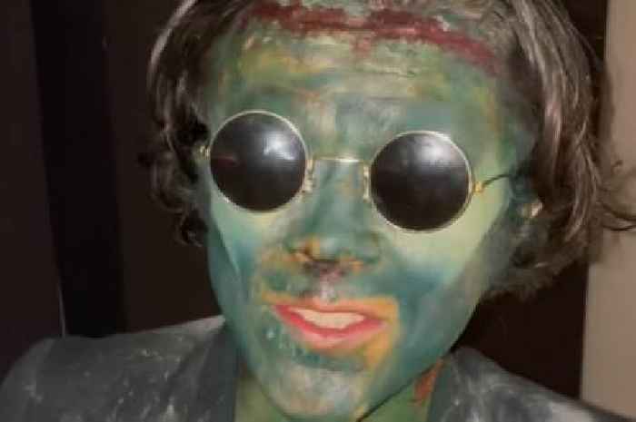 The View's Kyle Falconer turns greens and throws epic Halloween party