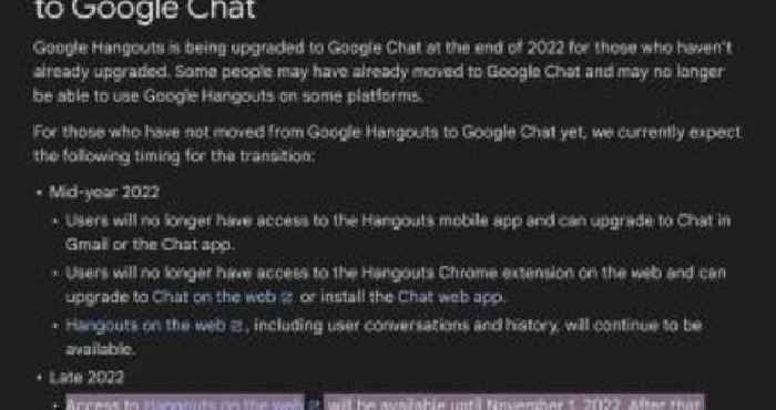 Google Hangouts Is Officially Dead