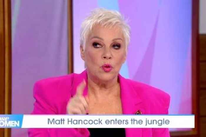 ITV Loose Women's Denise Welch rages about Matt Hancock's I'm a Celeb stint in furious rant