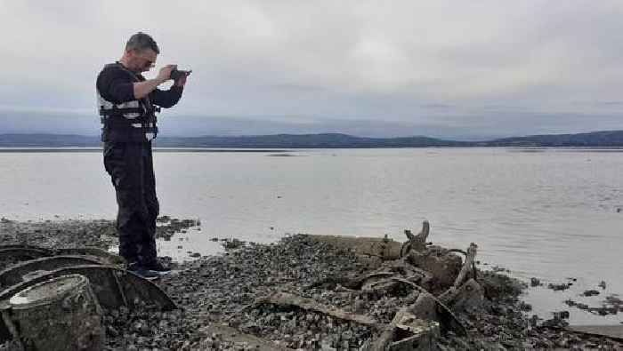 Lost wreckage of rare Royal Navy Dragonfly helicopter discovered in Lough Foyle