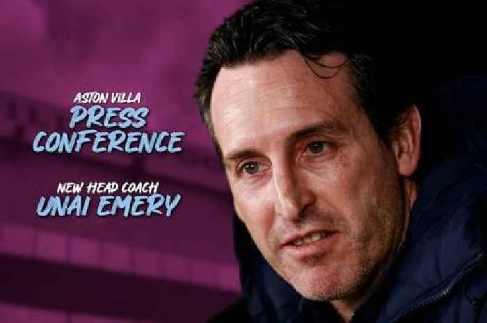 Unai Emery unveiling LIVE as Aston Villa boss takes first press conference