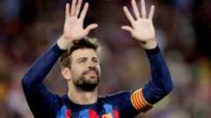 Pique says goodbye to Nou Camp with Barcelona win