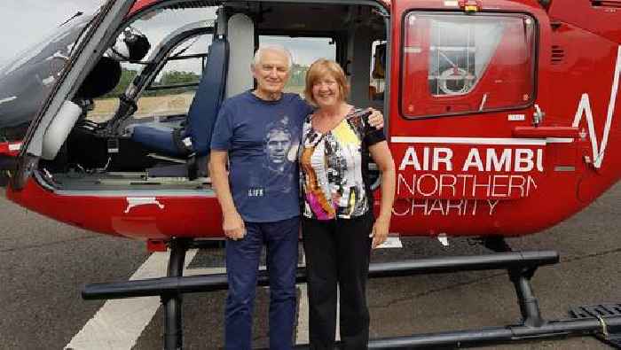 Entertainer Trevor Kelly fundraising for Air Ambulance NI after wife was airlifted to hospital following freak horse accident