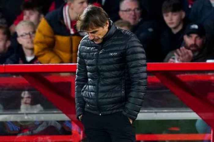 Tottenham fans turns on Conte and 'fossil football' as Forest stun Spurs in Carabao