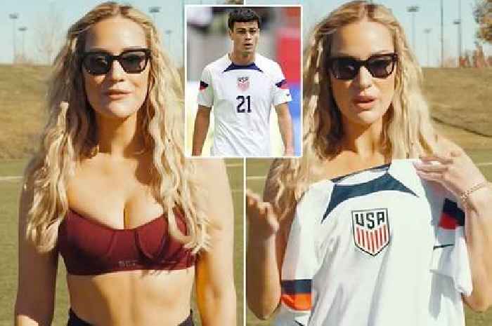 Paige Spiranac takes aim at United States' World Cup kit before England clash