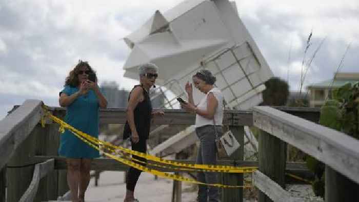 Tropical Storm Nicole Sends Beachfront Homes Into Ocean
