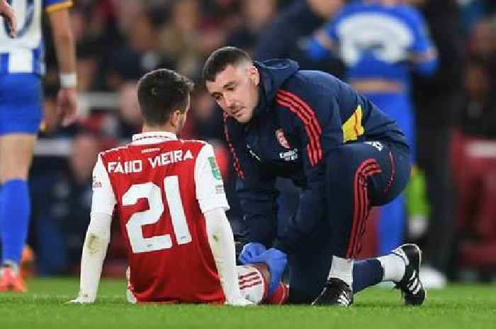 Arsenal injury news and expected return dates ahead of Wolves clash amid Fabio Vieira worry