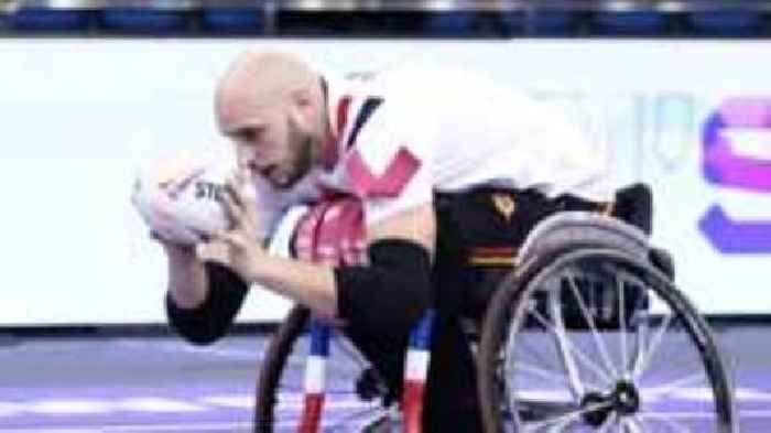 Watch: Wheelchair Rugby League World Cup semi-final - England v Wales