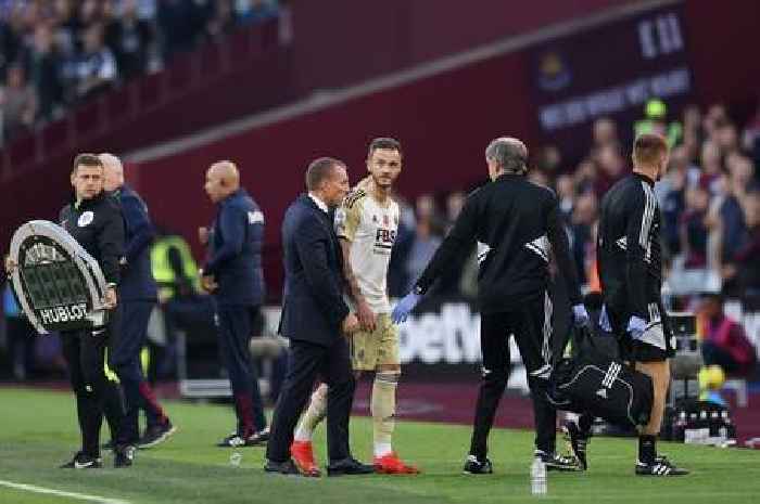 James Maddison responds to Leicester City injury worry