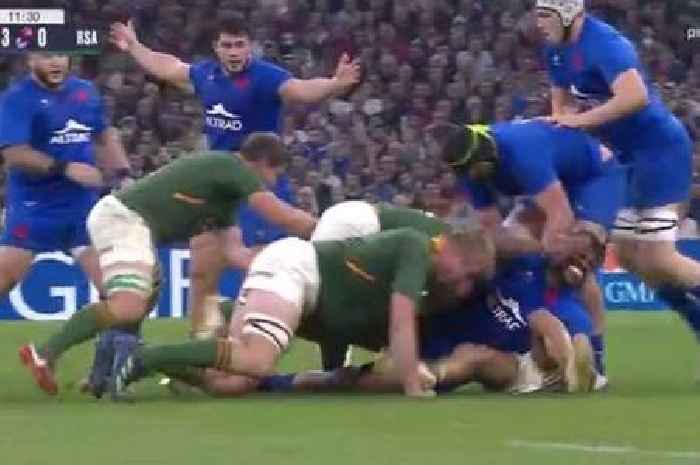 Horror rugby injury leaves France player with broken cheek and Springboks star in tears