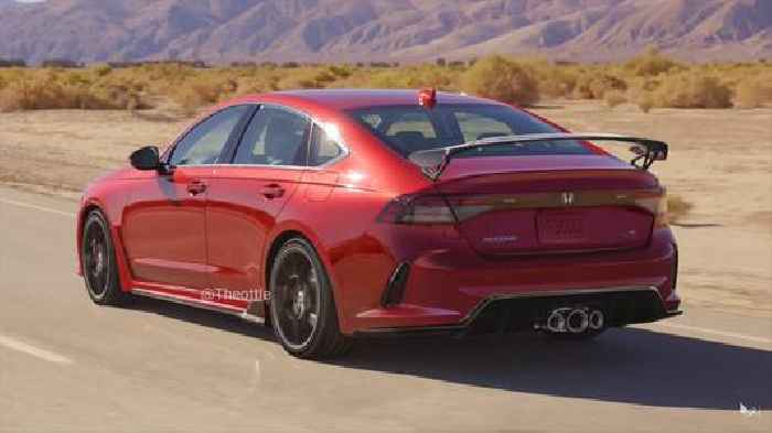 Honda Accord Type R Steals Virtual Civic DNA, Keeps Big Wing and Triple Exhaust