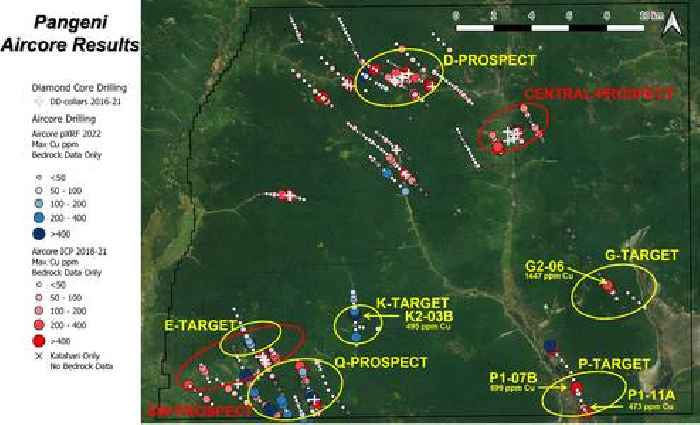 BeMetals Defines Priority Copper Targets and Commences Core Drilling at Pangeni Copper Project