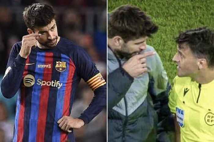 Gerard Pique given four-game ban for foul-mouthed ref rant - despite retiring last week
