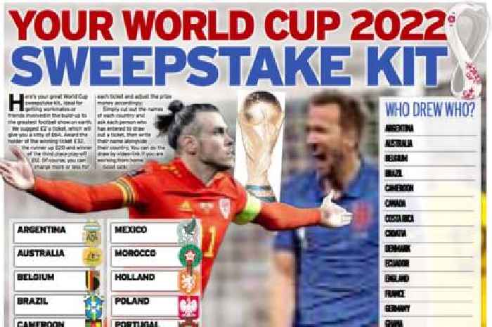 World Cup 2022 sweepstake kit: Download your FREE print-at-home kit for Qatar here