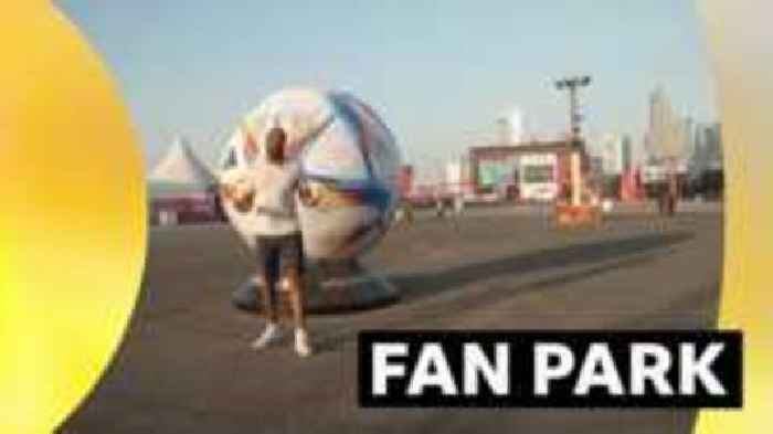 Inside a fan park for the Qatar World Cup
